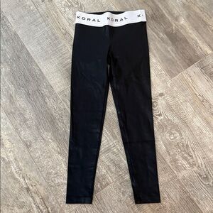 KORAL lustrous leggings band “KORAL” size small